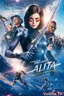 Alita: Thiên Thần Chiến Binh Full HD VietSub + Thuyết Minh - Alita: Battle Angel (2018)