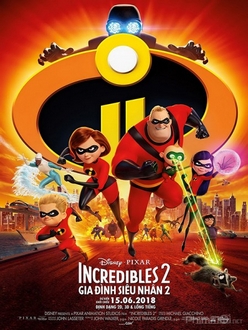 Gia Đình Siêu Nhân 2 Full HD VietSub + Lồng Tiếng - Incredibles 2 (2018)