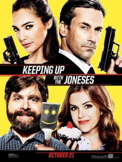 Hàng Xóm Tôi Là Đặc Vụ Full HD VietSub - Keeping Up with the Joneses (2016)